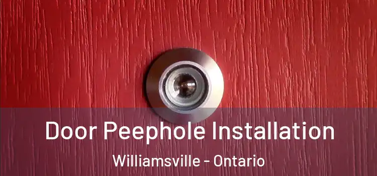 Door Peephole Installation Williamsville - Ontario